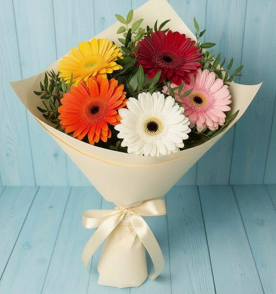 Букет цветов из: Герберы в Кудиново