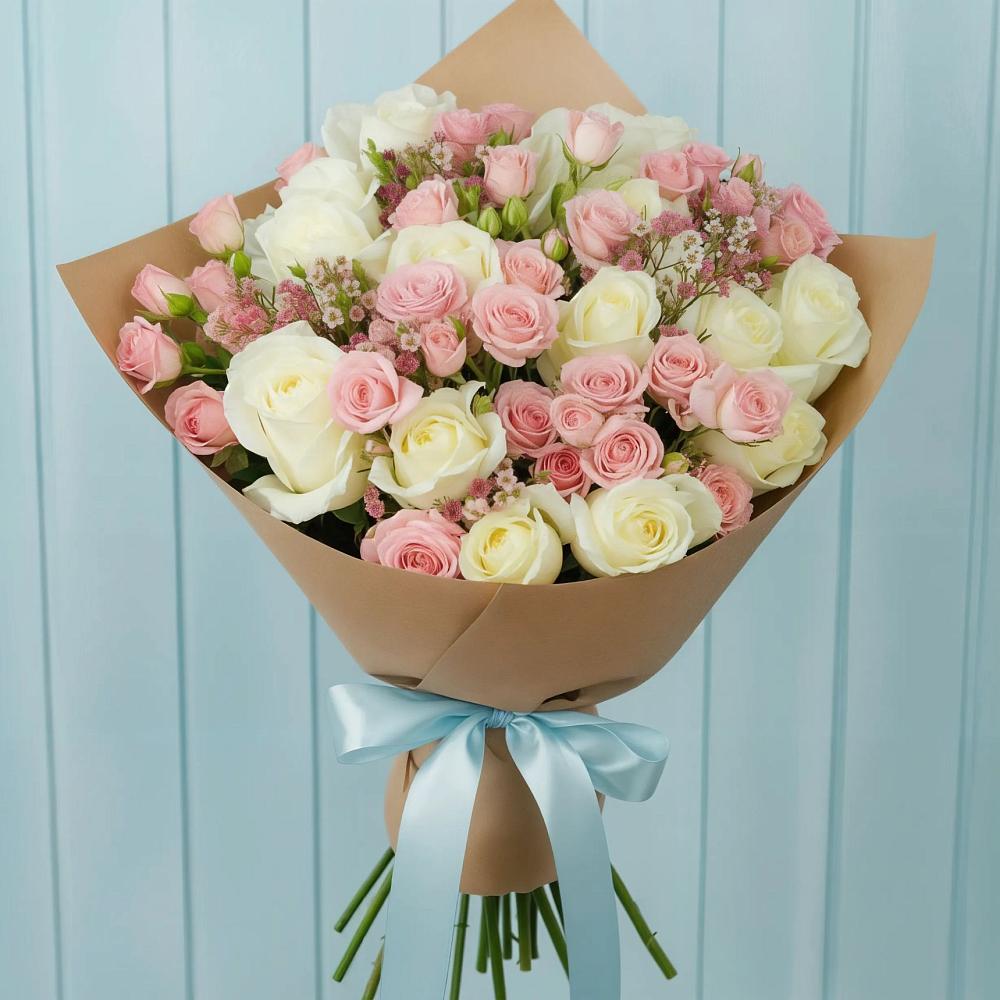 Букет цветов из: Розы в Кудиново