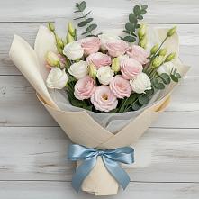 Букет цветов из:  Лизиантусы #REPLACE_PRED# Кудиново