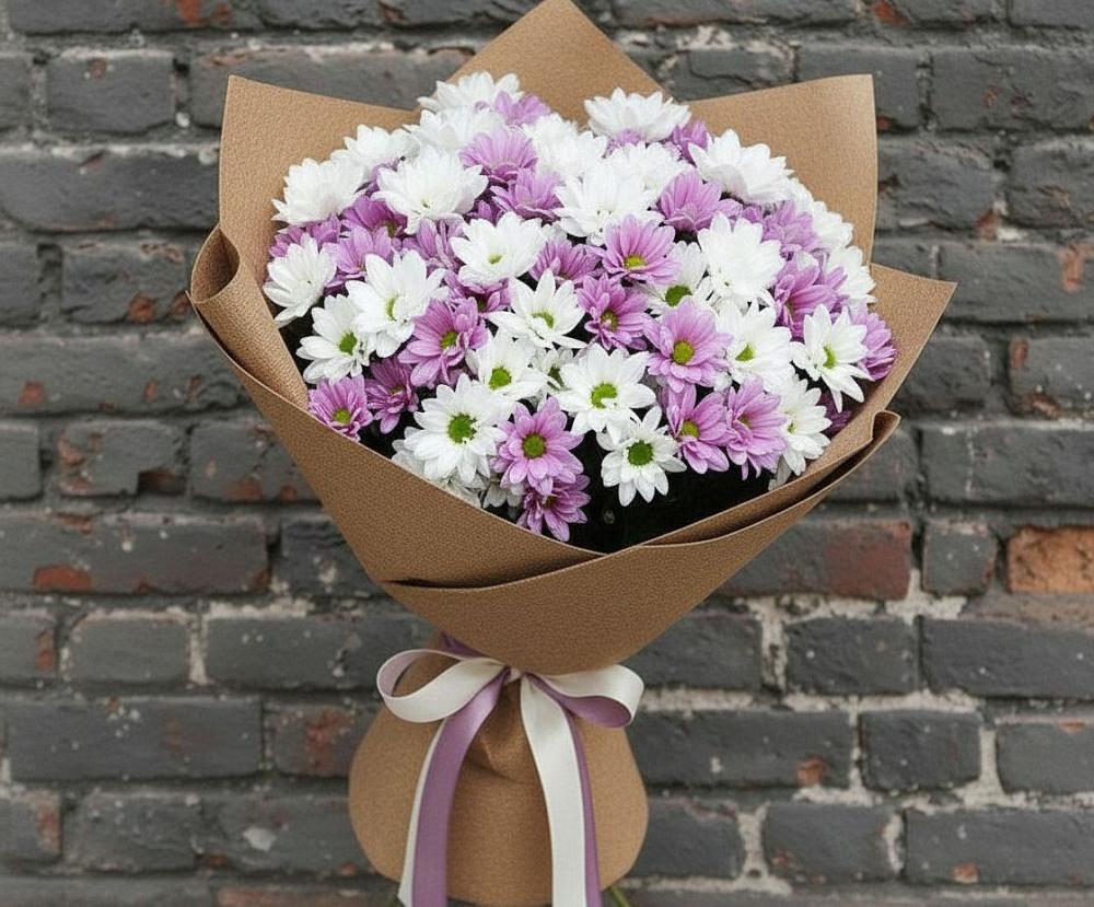 Букет цветов из: Хризантемы в Кудиново