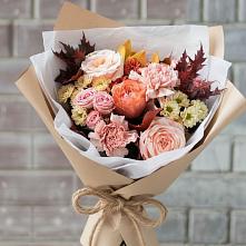 Букет цветов из:  Гвоздики, Хризантемы и Розы в Кудиново