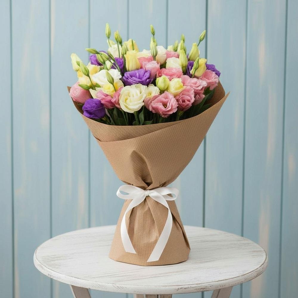 Букет цветов из: Лизиантусы в Кудиново