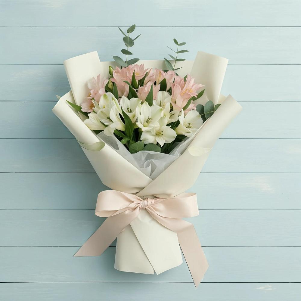 Букет цветов из: Альстромерии в Кудиново