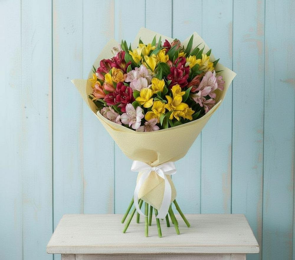 Букет цветов из: Альстромерии в Кудиново